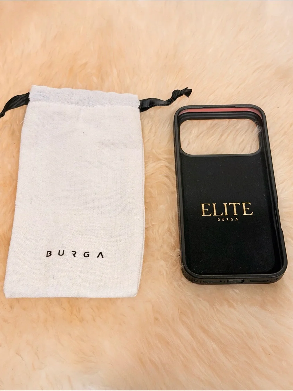 NWOT Burga iPhone 17 Pro Max Case Sagittarius Design in Blush Pink
